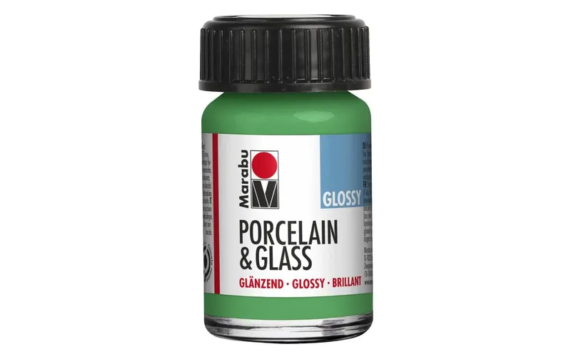 Marabu glass- and Porzellanfarbe 158 Apfel, 15 ml
