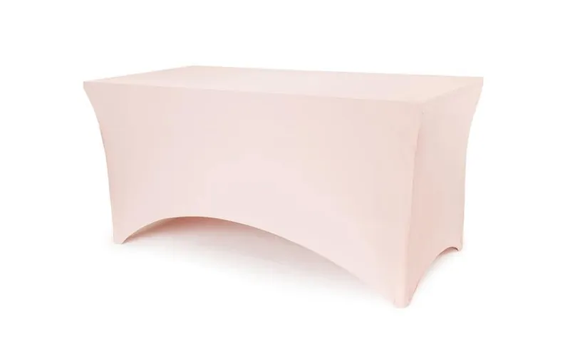 Partydeco Bankett-Tischbezug, 183 x 76 x 74 cm, Staubrosa