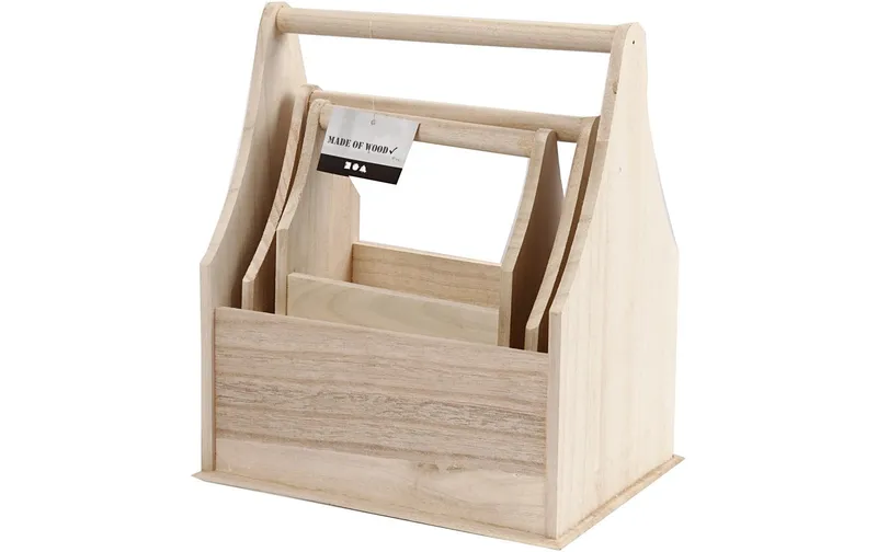 Creativ Company Holzartikel Flaschenträger 3 pieces