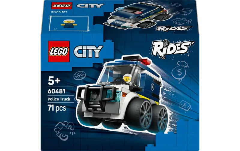 LEGO® City Bolides de course – Camion de police 60481