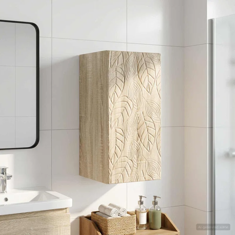 Badezimmer-Wandschrank DELFT Sonoma-Eiche 30 x 31 x 59 cm