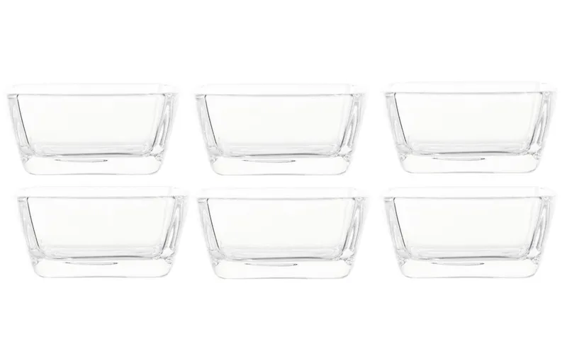 Montana Schale Carre 7 x 7 cm, 6 pièces, transparent