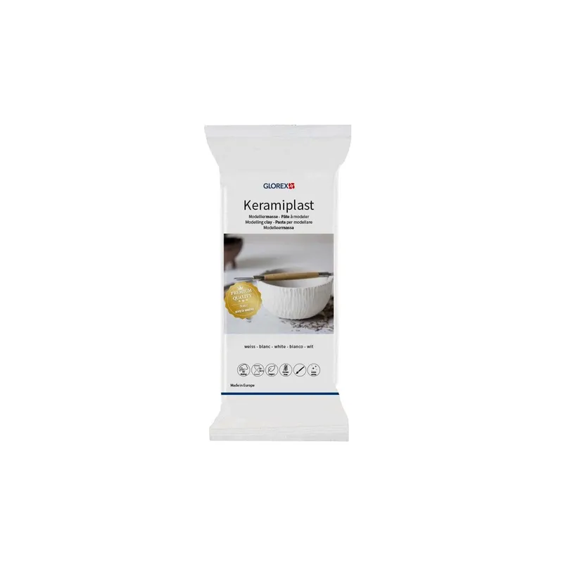Glorex Glorex Modelliermasse Keramiplast weiss blanc