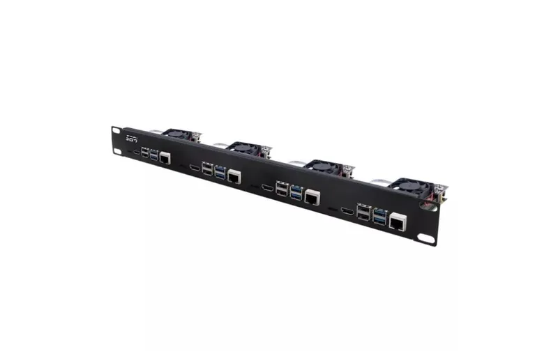 Raspberry Pi U1 Rack-Server-supporto per Raspberry Pi 4B