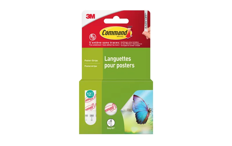 Command Klebepad Command, Grösse S 12 pieces, white