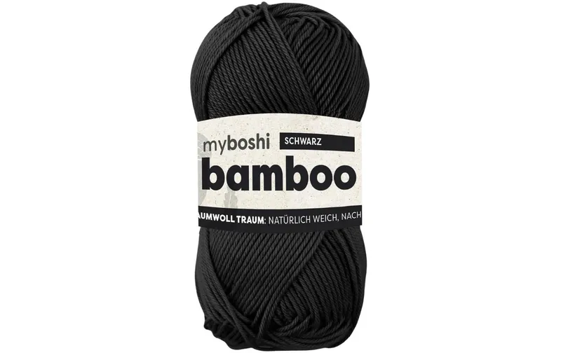 myBoshi Wolle Bamboo schwarz