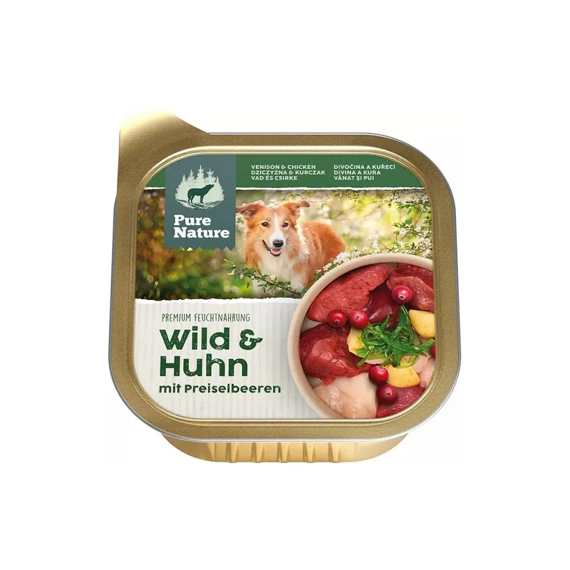 Pure Nature Nassfutter Wild&Huhn, 150 g