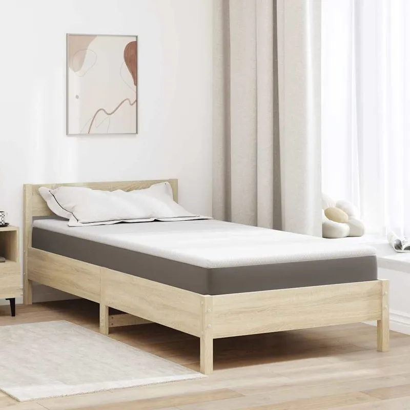 Matratzentopper aus Memory-Schaum 100 x 200 cm Thick Weich bianco