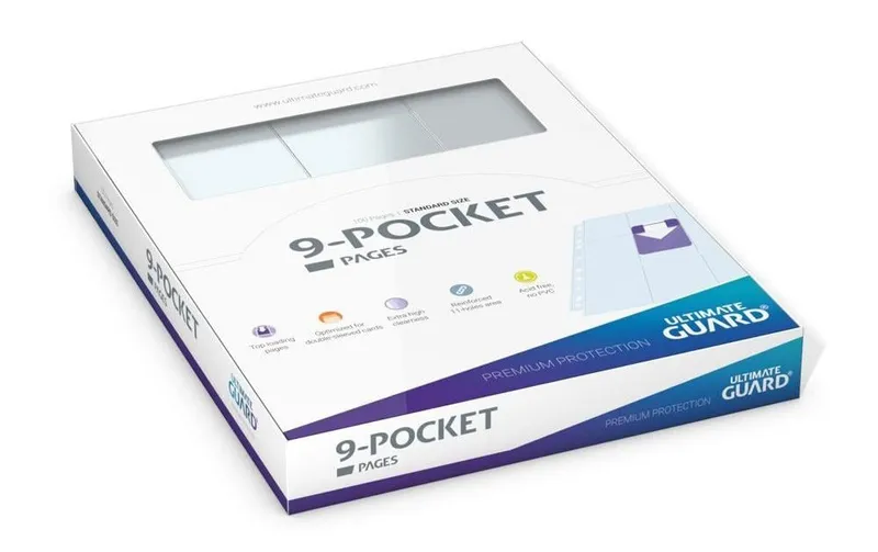 Ultimate Guard raccoglitore-Einlagen 9-Pocket Pages 100 Stk.