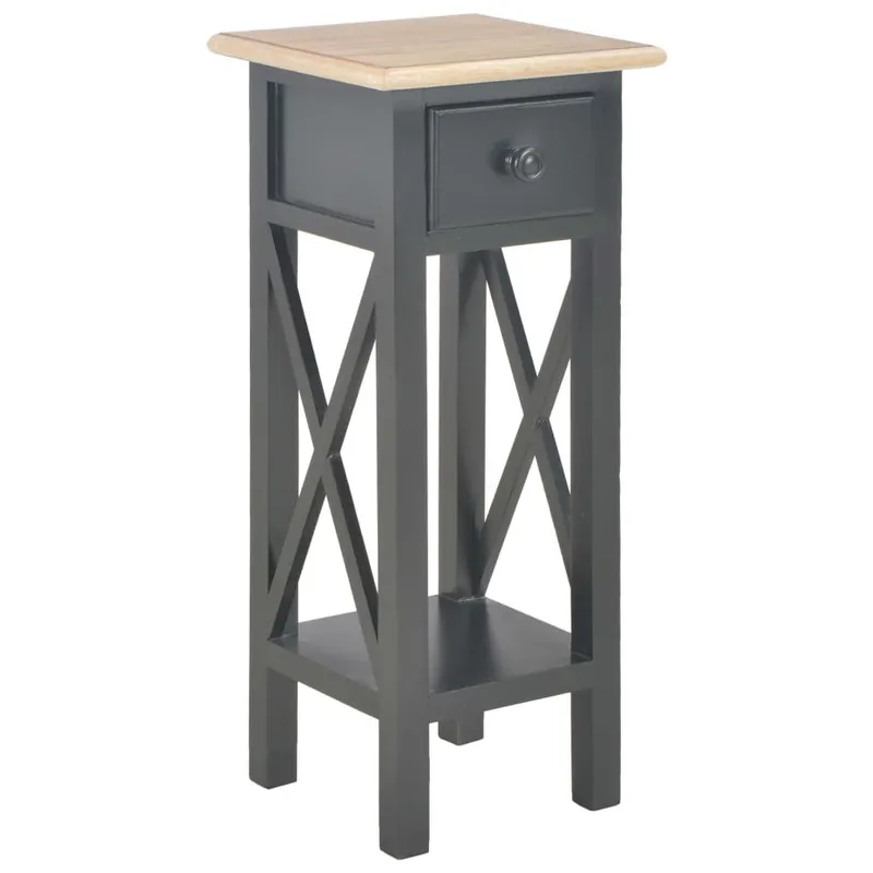 Beistelltisch nero 27 x 27 x 65,5 cm Holz