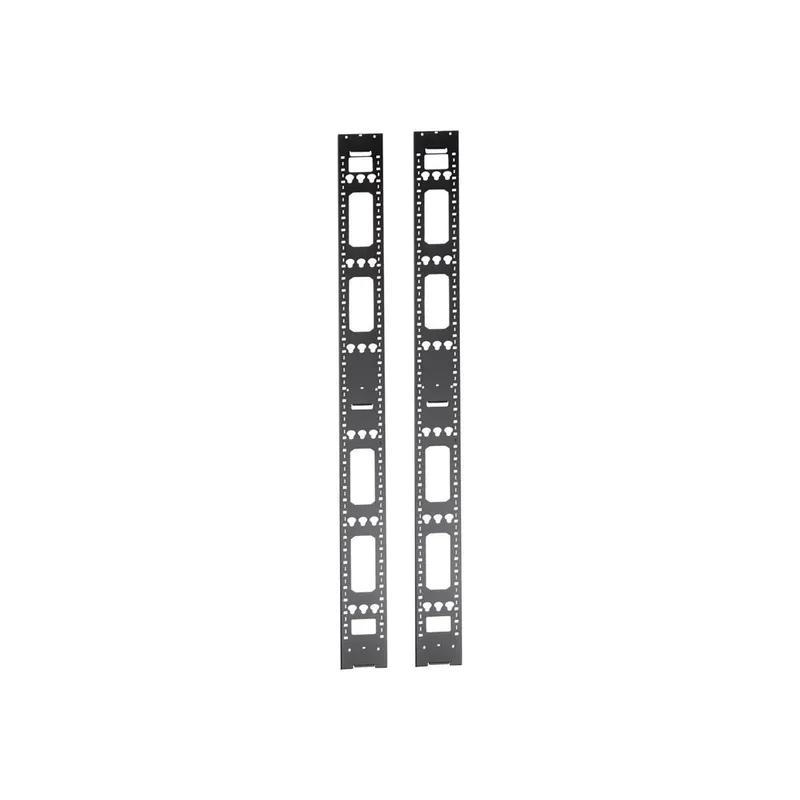 EATON TRIPPLITE 42U Rack Enclosure Server Cabinet Vertical cable, Management Bars Rack cable, management panel pack of 2