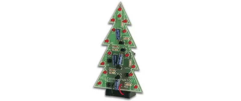 Whadda Bausatz Weinachtsbaum con blinkenden LEDs