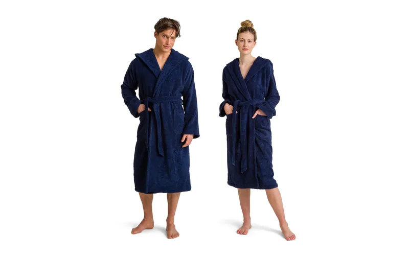 Möve Bademantel Superwuschel XL, blu