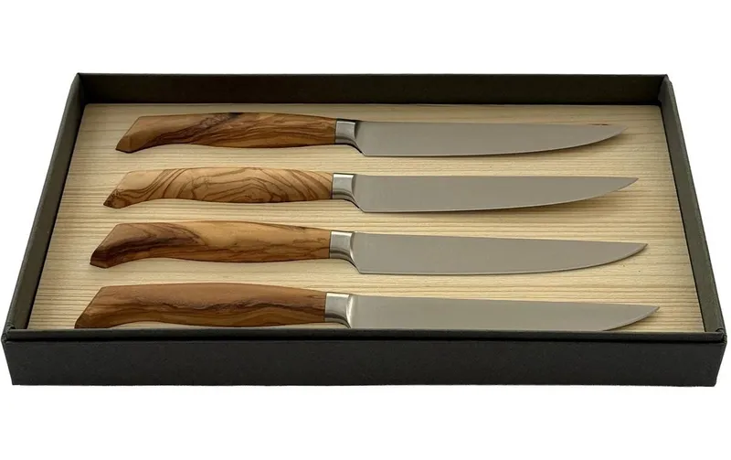 Wok Steakmesser Hellbraun