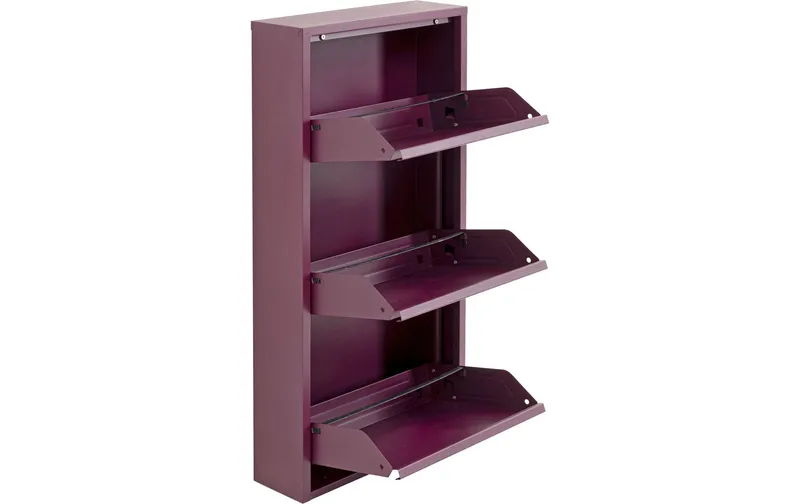 Kare Schuhschrank Caruso 3, Beere