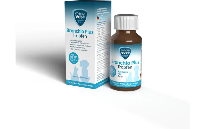 marsavet Hunde-Nahrungsergänzung Bronchio Plus Tropfen 100 ml