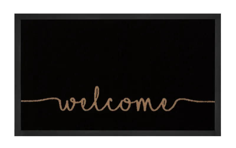 Hanse Home Welcome 45 cm x 75 cm, Beige/anthracite