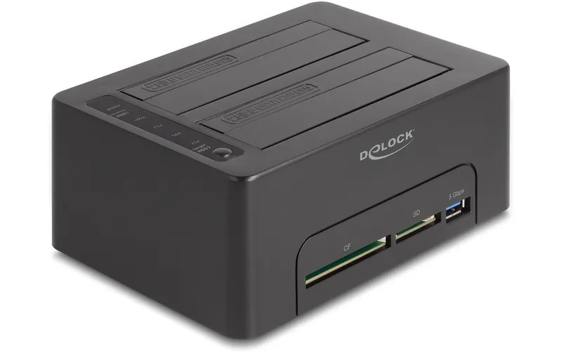 Delock Docking- e Klonstation Dual per 2 x SATA HDD / SSD