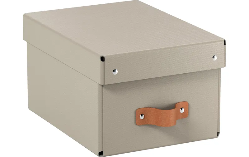 Leitz Arrchivbox Puro klein, mit Klappdeckel 2 pezzi, Sand
