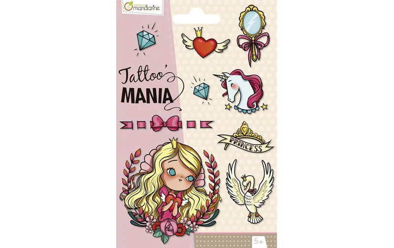 Avenue Mandarine Tattoo set Tattoo Mania Prinzessin