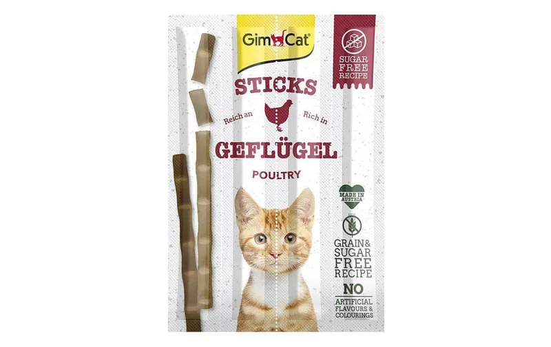 Gimpet Katzen-Snack Sticks Geflügel 4 Stück