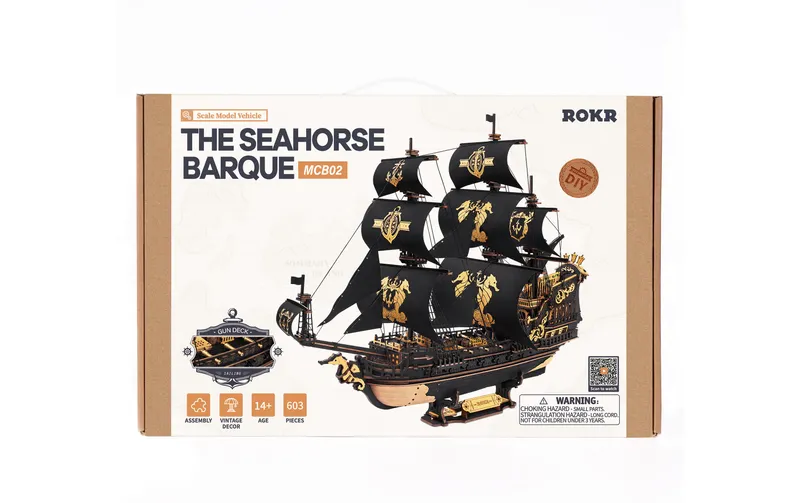 ROKR Bausatz Seepferd Barke