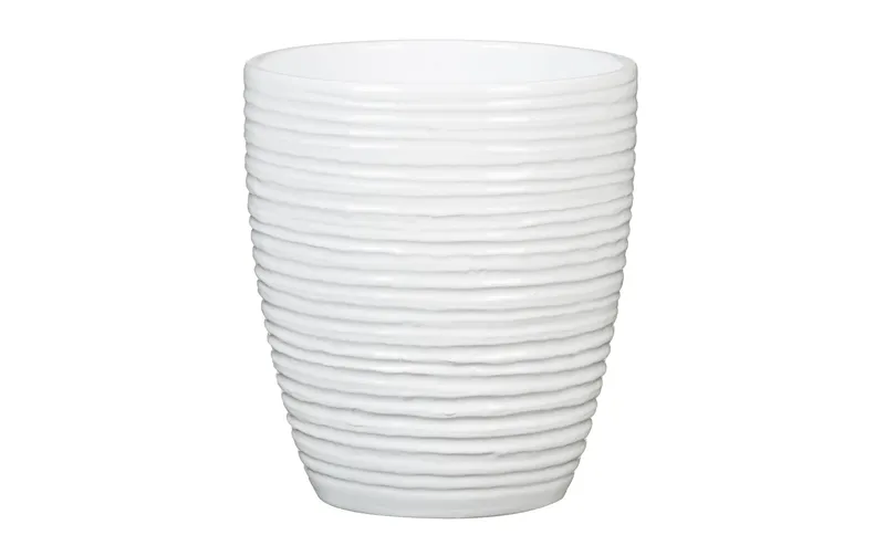 scheurich Blumentopf Alaska 12.6 cm, white