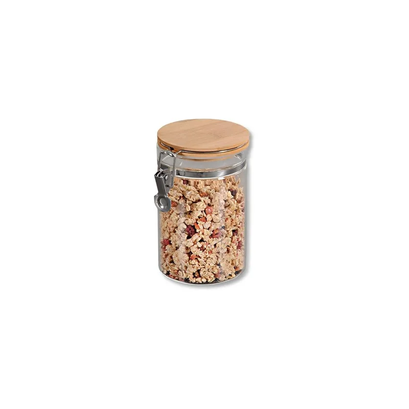 Kesper Vorratsvetro con Bügelverschluss 900 ml vetro Holz