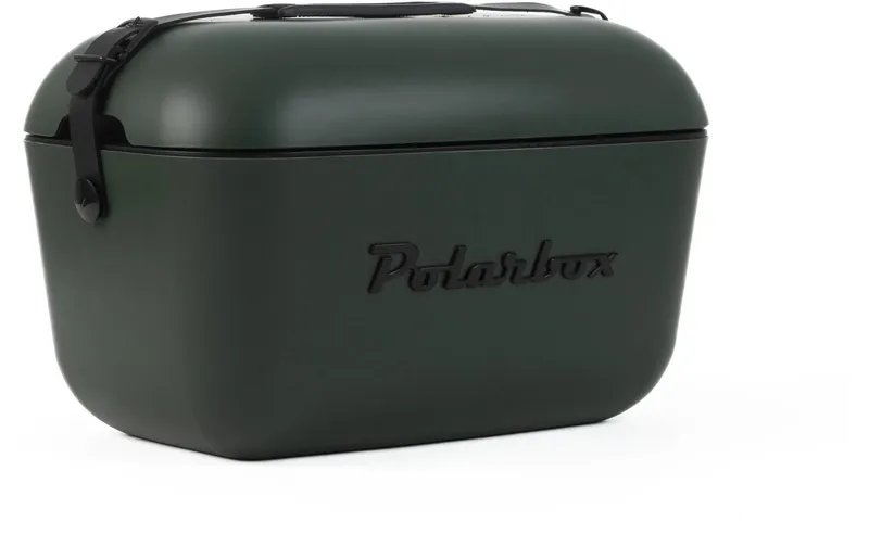 Polarbox Retro Cooler 20 l Waldgrün – nero