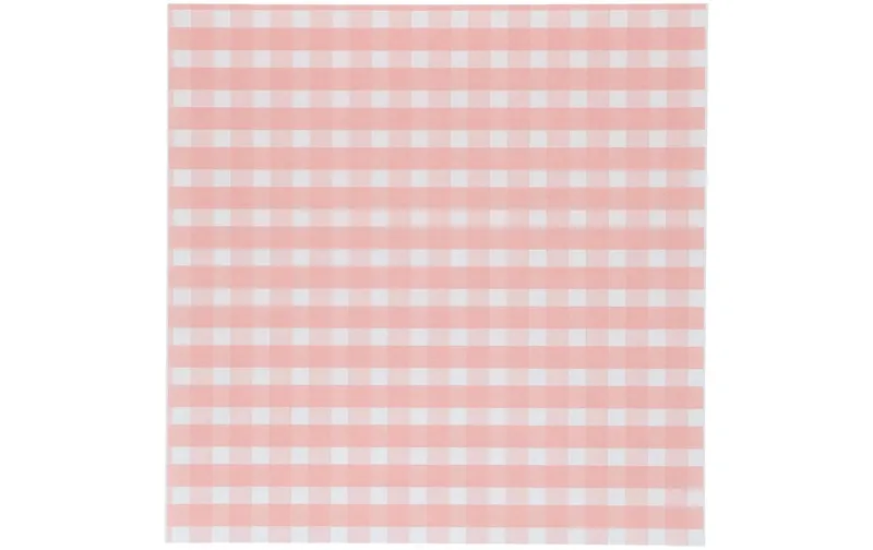 BackshopSchweiz Einlegepapier Simply Making Bento Box, Pink / Karo, 50 Stück