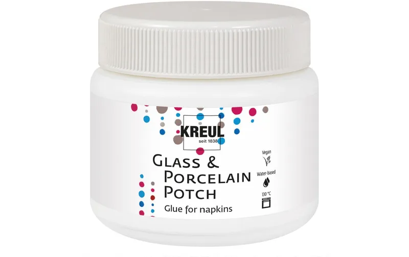 Kreul Servietten-Lack & Kleber Potch Porzellan 150 ml