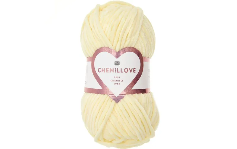 Rico Design Wolle Chenillove 100 g, Vanille