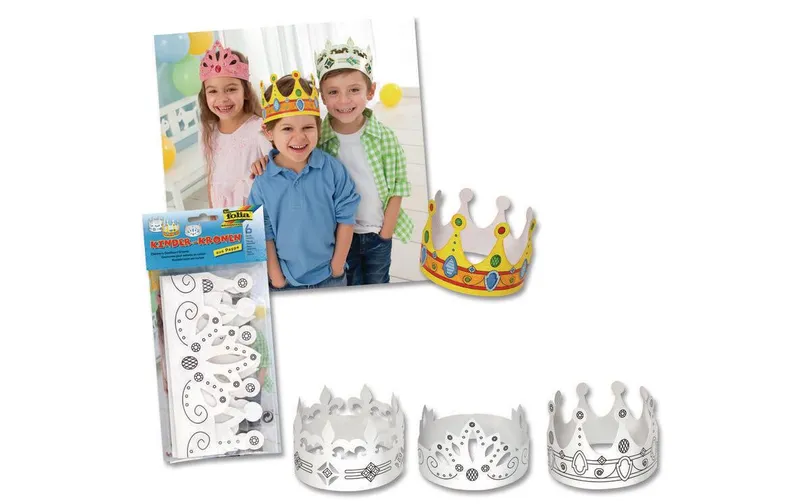 Folia Bastelset Kinderkronen Set