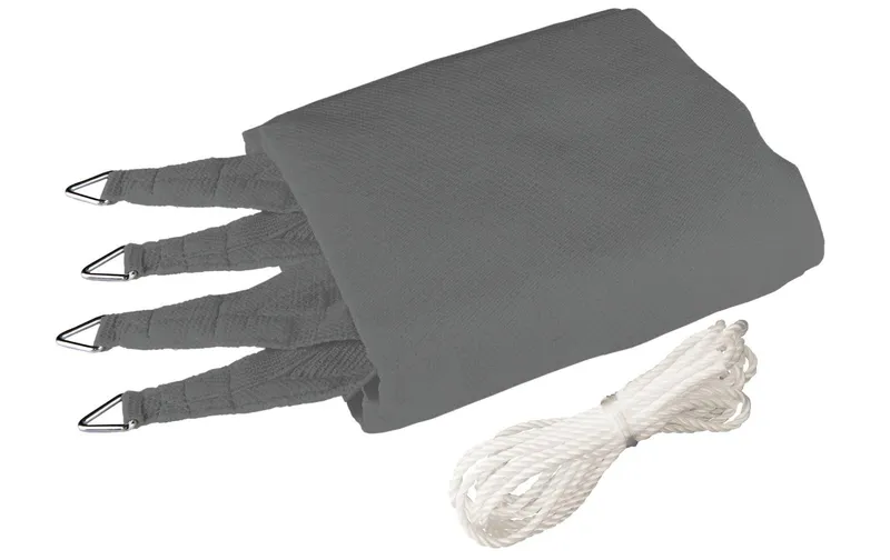 Windhager Sonnensegel 500 cm, Quadratisch, gris