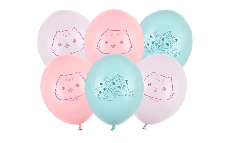 Partydeco Luftballon Gabbys Dollhouse 6 pièces