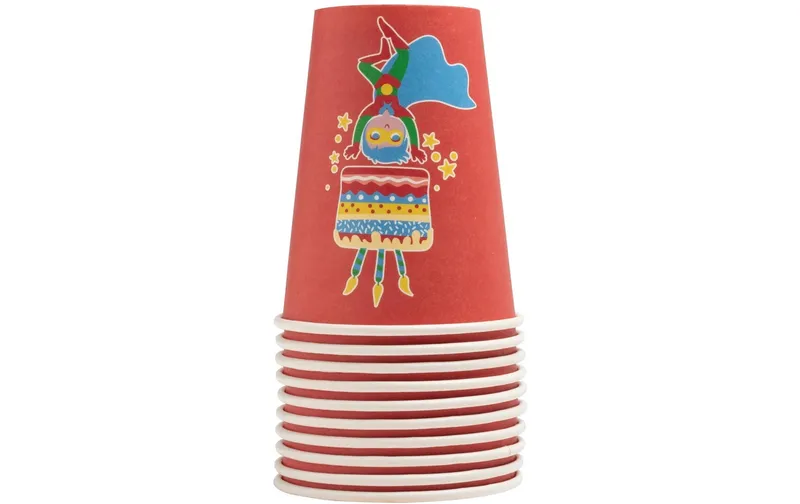 PRO nappe Einwegbecher Superheld 2 dl, 10 pièces, multicolore