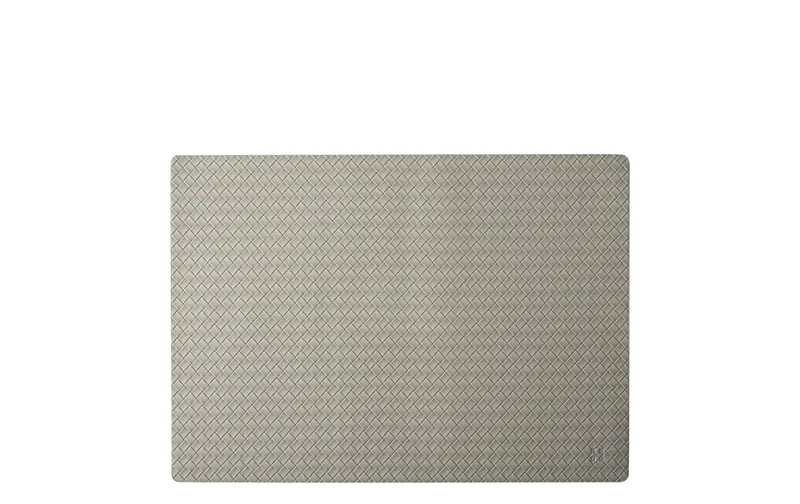 Lunasol Tischset Elements Ambiente Braid PVC, Hellgrau 45 x 32 cm
