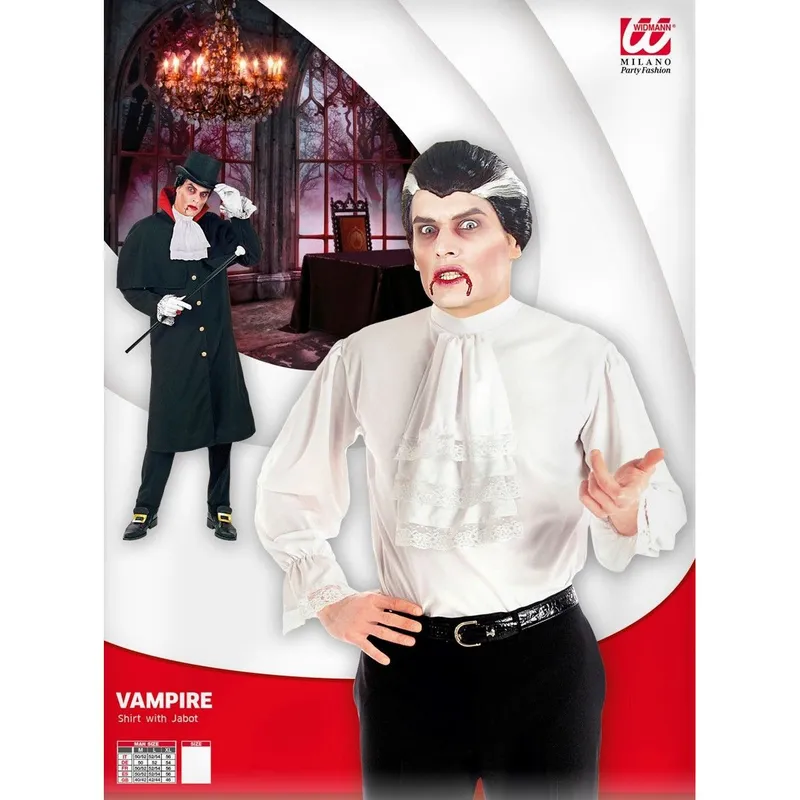 Hemd weiss Rüschen