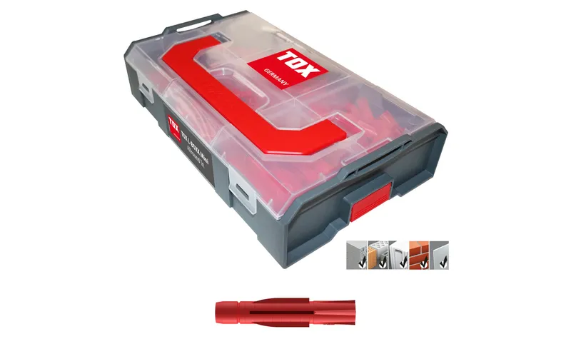 Tox-Dübel Dübel Sortiment L-Boxx Mini Allround Tri, 266 pezzi