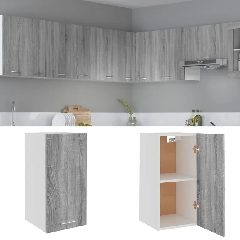 Hängeschrank Lyon Grau Sonoma 29,5x31x60 cm Holzwerkstoff