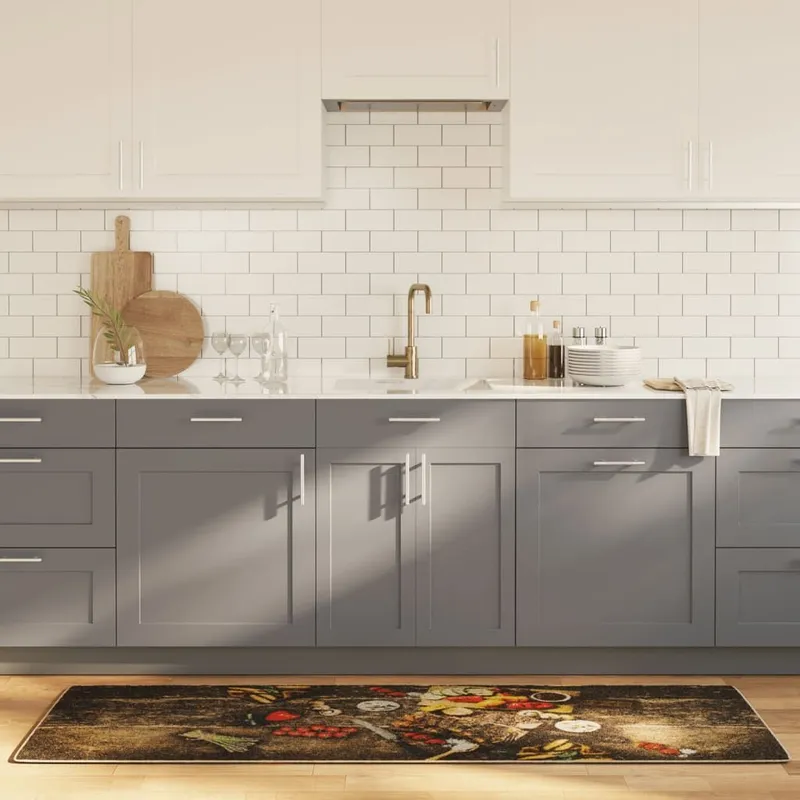 Küchenteppich multicolore 60x180 cm Waschbar