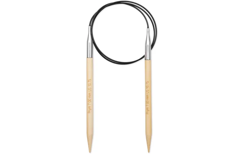 Prym 1530 Rundstricknadel BAMBUS 7.00 mm, 80 cm