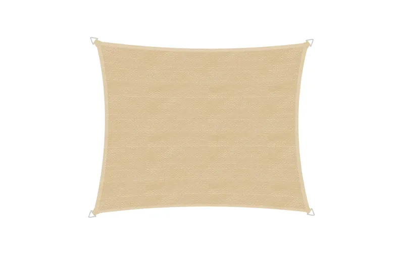 Windhager Sonnensegel Capri, 4 x 5 m, Eckig, Champagner