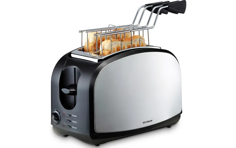 Trisa Toaster Crispy Snack nero/Silber