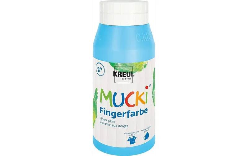 Kreul Fingerfarbe Mucki 750 ml, Hellblau
