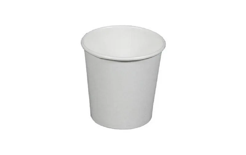 Haushaltsware Einweg-Kaffeebecher 100 ml, 100 pezzi, bianco