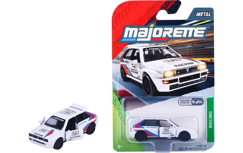 Majorette Racing Lancia Delta Integrale, weiss weiss 1:64