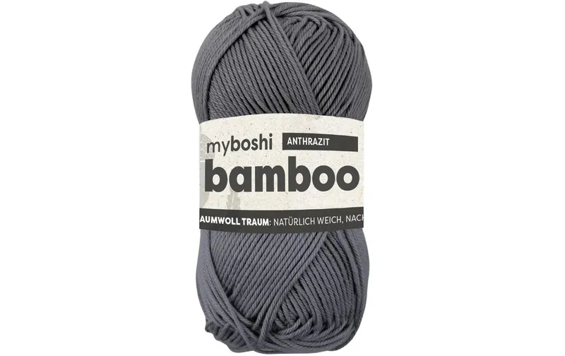 myBoshi Wolle Bamboo anthrazit