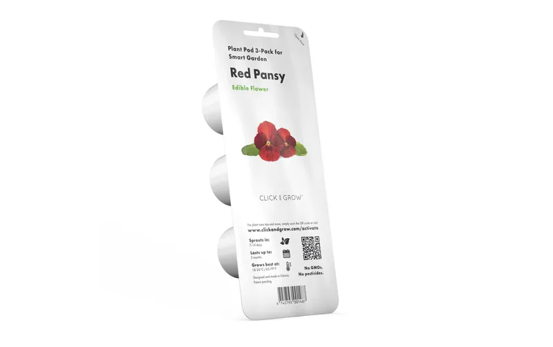 Click and Grow Saatgut Rotes Stiefmütterchen 3er-Pack