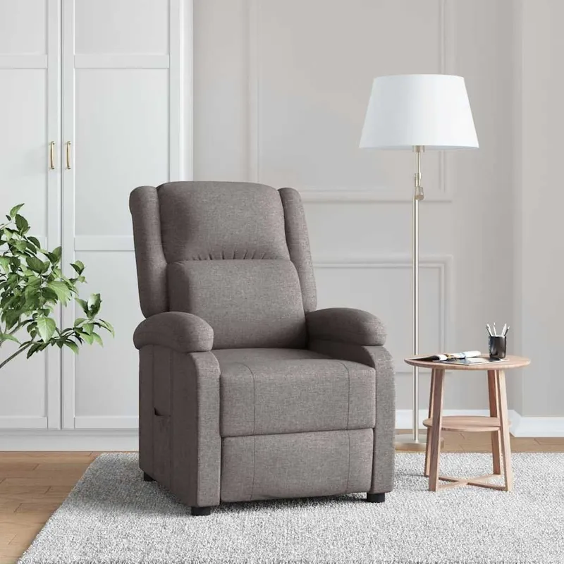 Relaxsessel Taupe tessuto